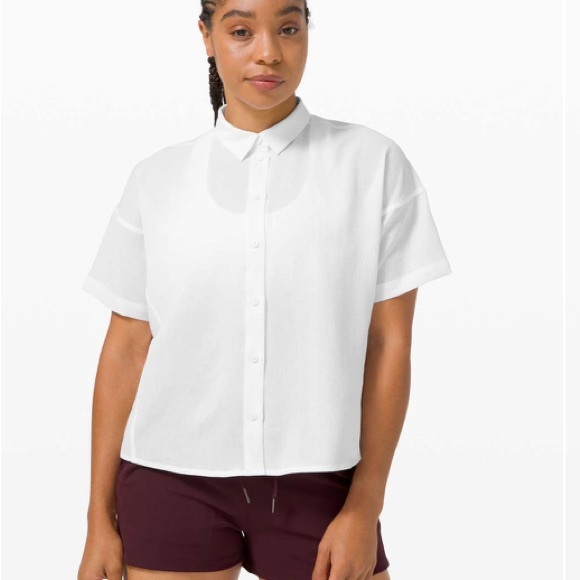 lululemon athletica Tops - Lululemon Full Day Ahead Shirt size 8